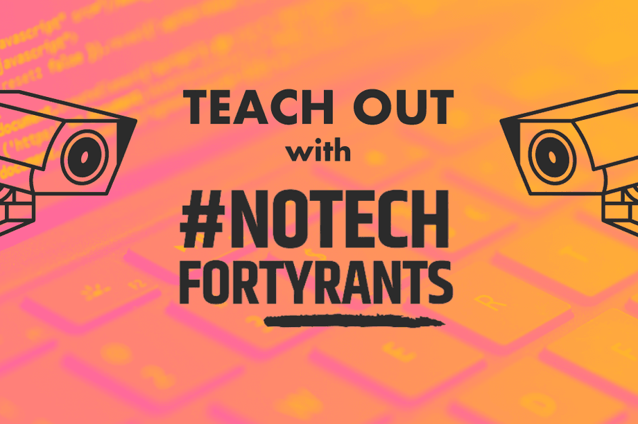 Don't Spy on Me: Teach out
